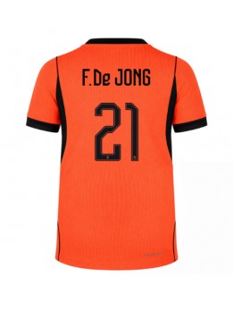Billige Nederland Frenkie de Jong #21 Hjemmedrakt VM 2026 Kortermet